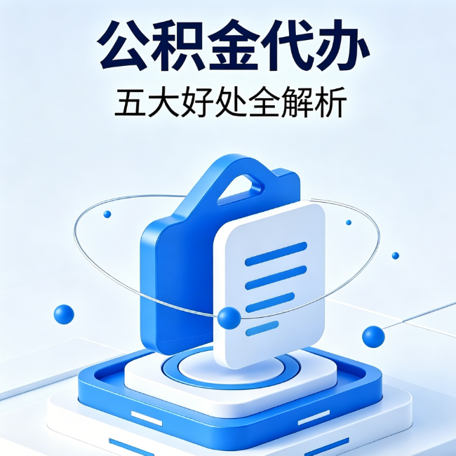 阿里公积金代办到底值不值？这5大好处让你少走弯路